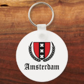 Amsterdamer Wappen Schlüsselanhänger (Vorderseite)