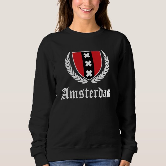 Amsterdamer Wappen Sweatshirt (Vorderseite)