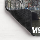 Amsterdamkanal-u. -brücken-Foto Mousepad (Ecke)