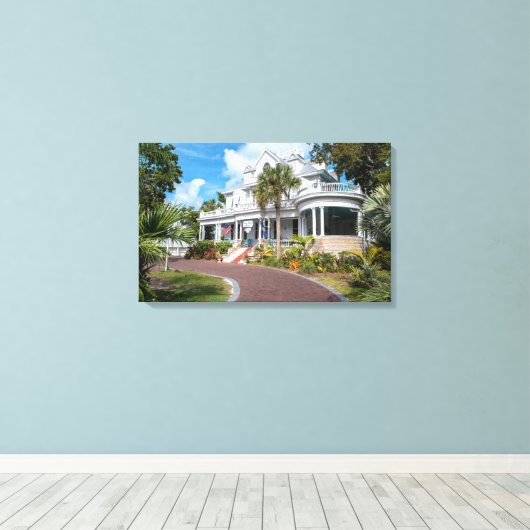 Amsterdams Curry Mansion Leinwanddruck (Insitu (Holzboden))