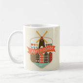 Amsterdam's Windmills Mug Kaffeetasse (Links)