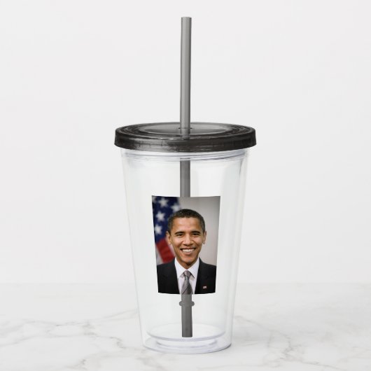 Amt des designierten Präsidenten Barack Obama Acryltrinkbecher (Vorderseite)