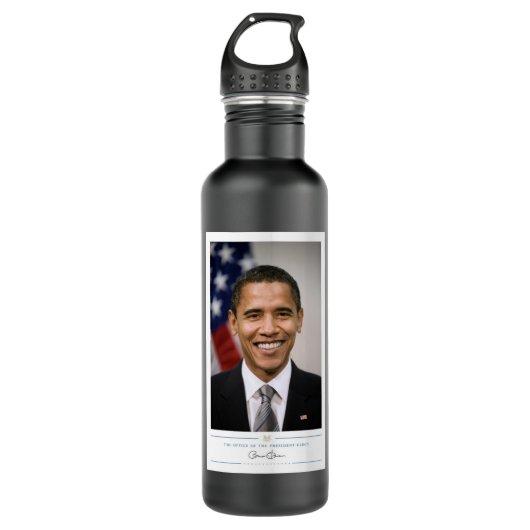 Amt des designierten Präsidenten Barack Obama Edelstahlflasche (Vorderseite)