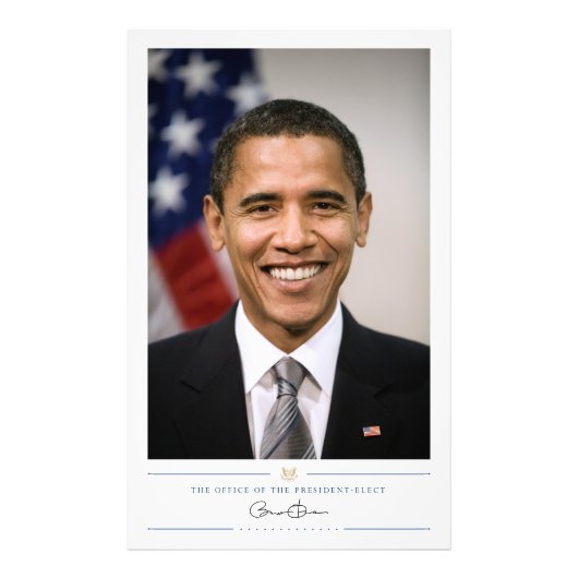 Amt des designierten Präsidenten Barack Obama Fotodruck (Vorne)