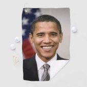Amt des designierten Präsidenten Barack Obama Golfhandtuch (Insitu)