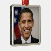 Amt des designierten Präsidenten Barack Obama Ornament Aus Metall (Rechts)
