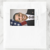Amt des designierten Präsidenten Barack Obama Rechteckiger Aufkleber (Tasche)