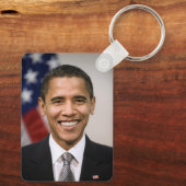 Amt des designierten Präsidenten Barack Obama Schlüsselanhänger (Rückseite)