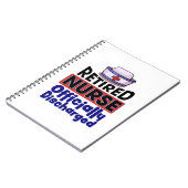 Amtlich entlastete Krankenschwester Notizblock (Linke Seite)