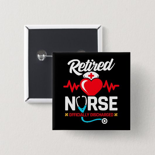 Amtlich entlastete Krankenversicherung Button (Vorne & Hinten)