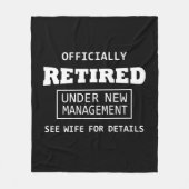 amtlich im Rahmen einer neuen Geschäftsführung in  Fleecedecke (Vorderseite)