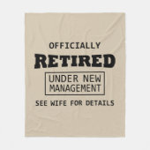 amtlich im Rahmen einer neuen Geschäftsführung in  Fleecedecke (Vorderseite)