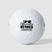 Amtlich überholte Personalisierte Namensvergabe Golfball (Vorderseite)