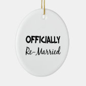 amtlich wieder verheiratet keramik ornament (Rechts)