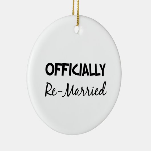 amtlich wieder verheiratet keramik ornament (Rechts)