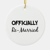 amtlich wieder verheiratet keramik ornament (Vorne)