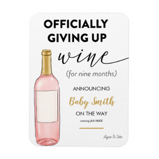 Amtliche Bekanntgabe der Schwangerschaft Magnet