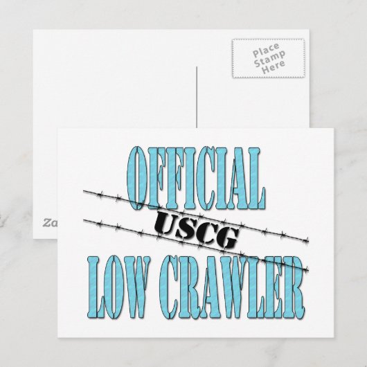 amtliches Crawleruscing Postkarte (Vorne/Hinten)