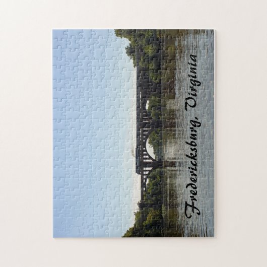 Amtrack Train Crossing Rappahannock River Puzzle (Vertikal)