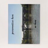 Amtrack-Zug überquert Rappahannock River Puzzle (Vertikal)