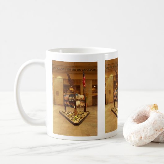 Amtrak Railroad 911 Denkmal Kaffeetasse (Mit Donut)
