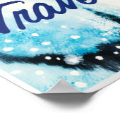 AMTRAK-Winter-Bahnreiseplakat Poster (Ecke)