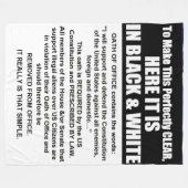 AMTSATH FLEECEDECKE (Vorderseite (Horizontal))