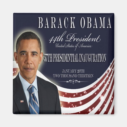 Amtseinführung 2013 Obama Magnet (Vorne)