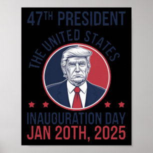 Amtseinführung 2025 Trump Poster