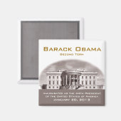 Amtseinführung des Präsidenten 2013 Magnet (Vorderseite/Rückseite)