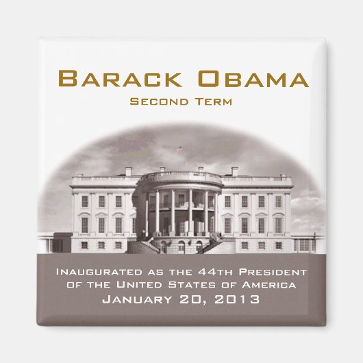 Amtseinführung des Präsidenten 2013 Magnet (Vorne)