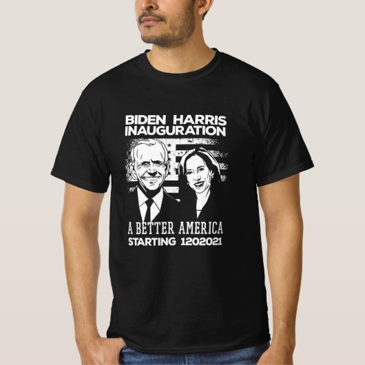 Amtseinführung des Präsidenten Biden Harris 2021 T-Shirt (Vorderseite)