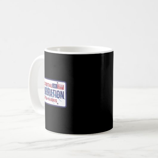 Amtseinführung Joe Biden Präsident Kamala Harris Kaffeetasse (Vorderseite Links)