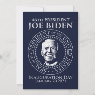 Amtseinführung Tag 2021 Präsident Biden Feiertagskarte