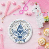 Amtseinführung Trump Pence 2017 Logo Pappteller (Party)