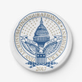 Amtseinführung Trump Pence 2017 Logo Pappteller (Vorderseite)