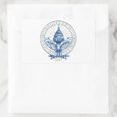 Amtseinführung Trump Pence 2017 Rechteckiger Aufkleber (Tasche)