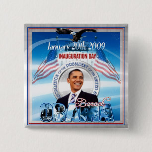 Amtseinführung von Barack Obama Button
