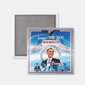 Amtseinführung von Barack Obama Magnet (Vorderseite/Rückseite)