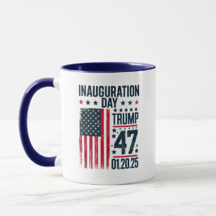 Amtseinführungstag 47 Präsident Donald Trump 2025 Tasse