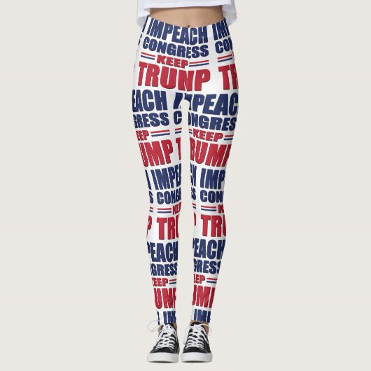 Amtsenthebung des Kongresses und Behalt Trumps Leggings (Vorderseite)