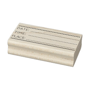 AMTSZEITDATUM SELBSTINKENDE BRIEFMARKE GUMMISTEMPEL