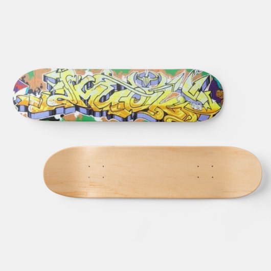 Amuck abstrakte Graffiti-WandSkateboards Skateboard (Horizontal)