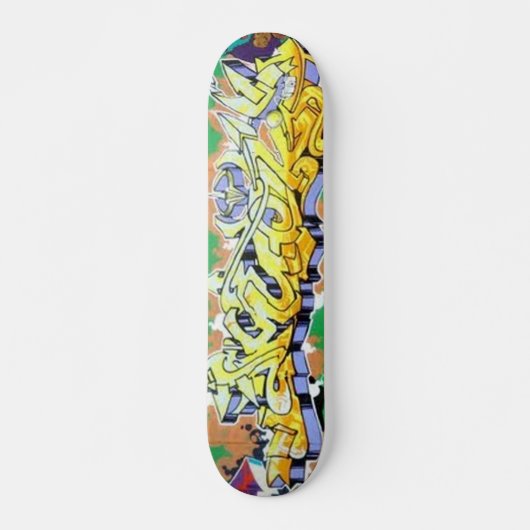Amuck abstrakte Graffiti-WandSkateboards Skateboard (Vorne)