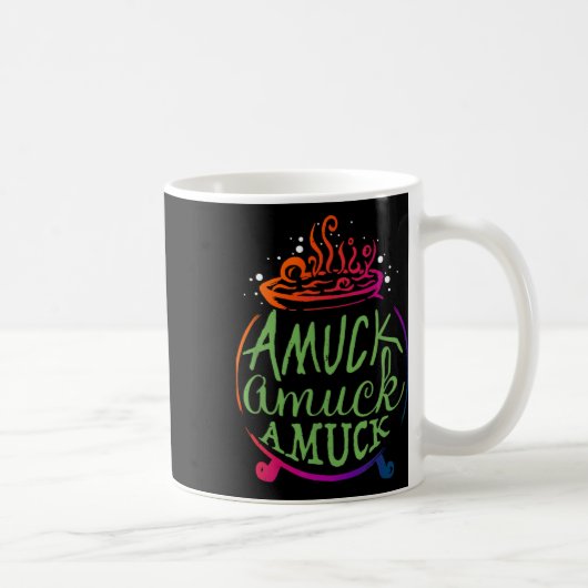 Amuck Amuck Amuck Fun Hexengeschenk Kaffeetasse (Rechts)