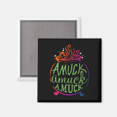 Amuck Amuck Amuck Fun Hexengeschenk Magnet (Vorderseite/Rückseite)