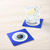 Amulet to Ward off the Evil Eye Rechteckiger Pappuntersetzer (Vor Ort)