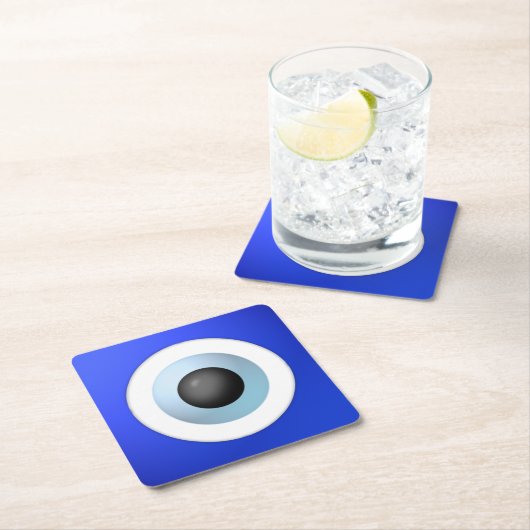 Amulet to Ward off the Evil Eye Rechteckiger Pappuntersetzer (Vor Ort)