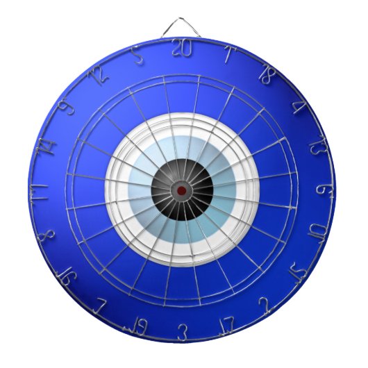 Amulet um das böse Auge abzuwehren Dartscheibe (vorne)
