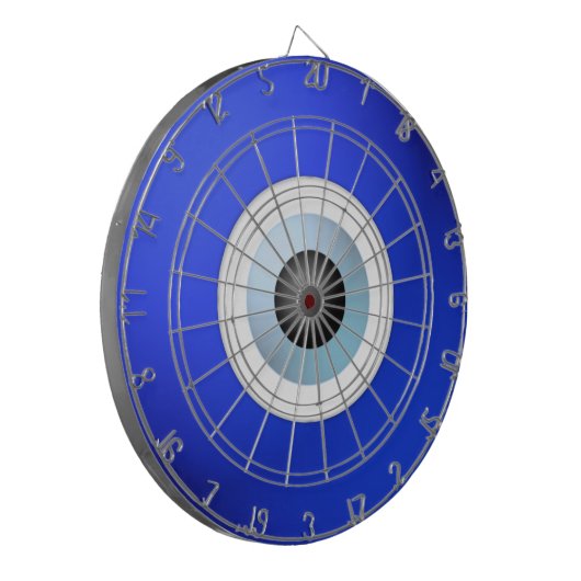 Amulet um das böse Auge abzuwehren Dartscheibe (Vorderseite Links)